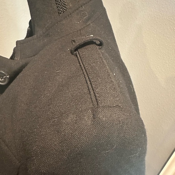 Beautiful Wool Banana Republic Blazer! Black! Size 4 - Picture 2 of 6